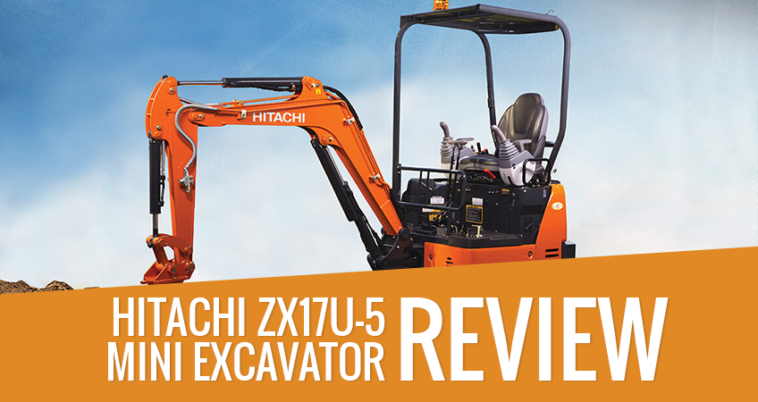 Hitachi ZX17U-5 Mini Excavator Review & Specs